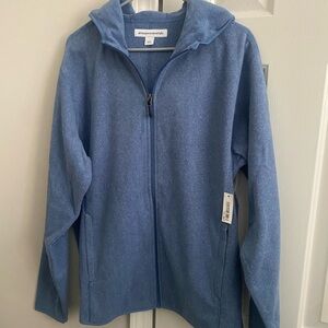 Amazon Essentials Light Blue Zip-Up Jacket